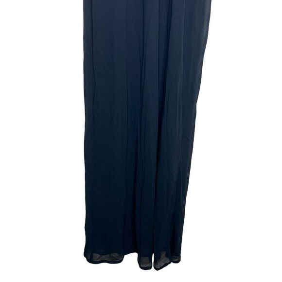 NEW Wild Fable Sleeveless Rosette Cup Black Maxi Dress XXS - Picture 6 of 11